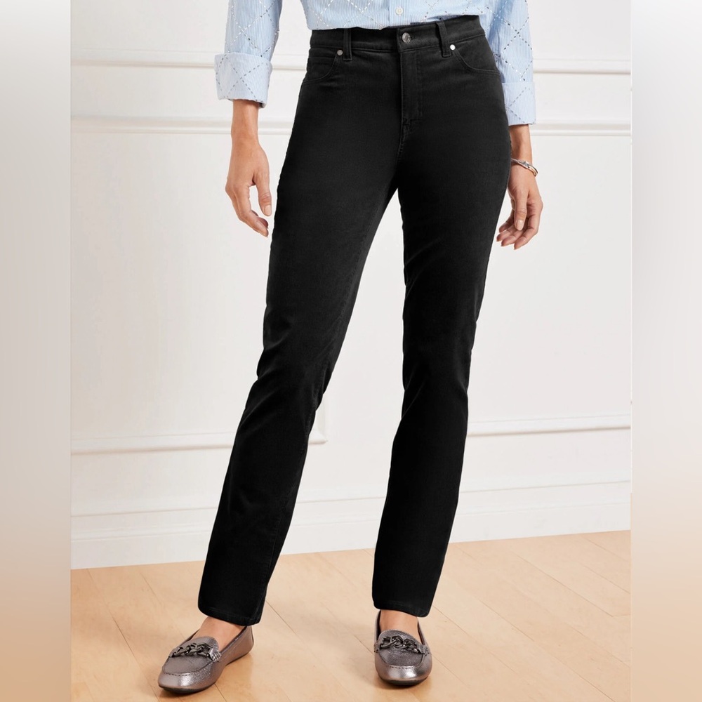 TALBOT’S High-Waist Straight-Leg Cords